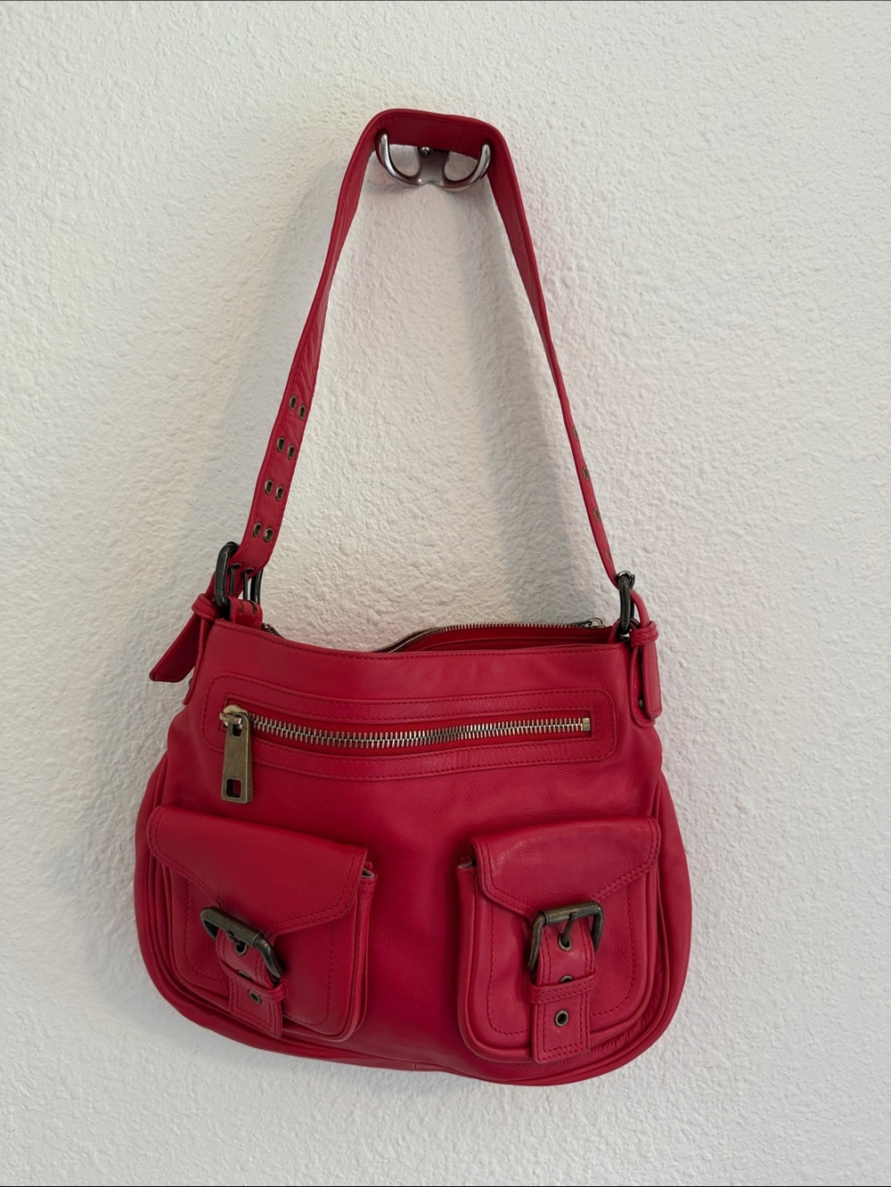 Vintage Y2K Marc Jacobs Sophia bag with brass hardware. Amazing condition!